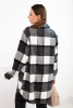 Women's checkered shirt graphite