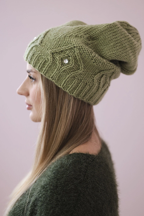 Women's cap Ramona K383 khaki