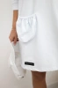 Hooded dress white