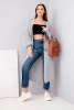 Sweater long cardigan grey