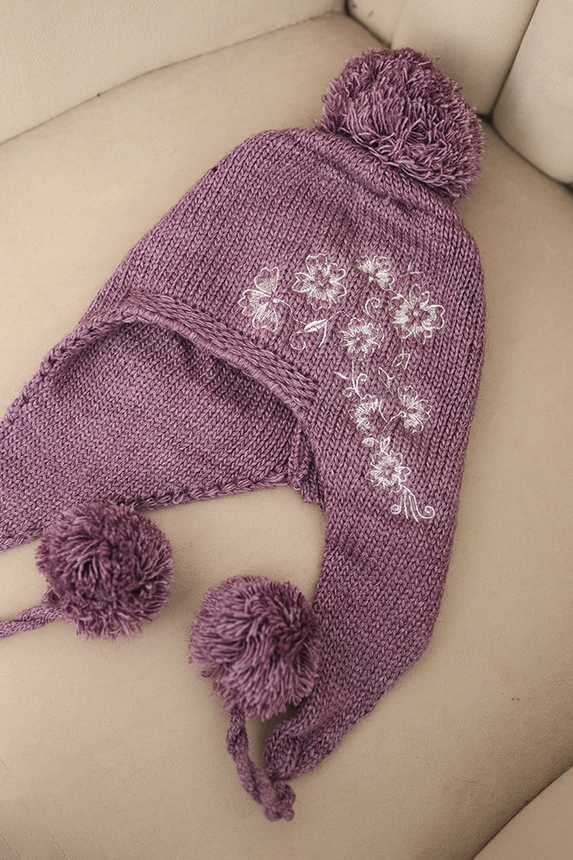 Women's long eared cap Emma K343 jeans