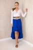 Longer back skirt cornflower blue