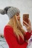 Čapica с fleece Milano K203 svetlo sivá