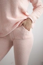 Súprava svetrov alpaka dvojdielna púdrovo ružová
