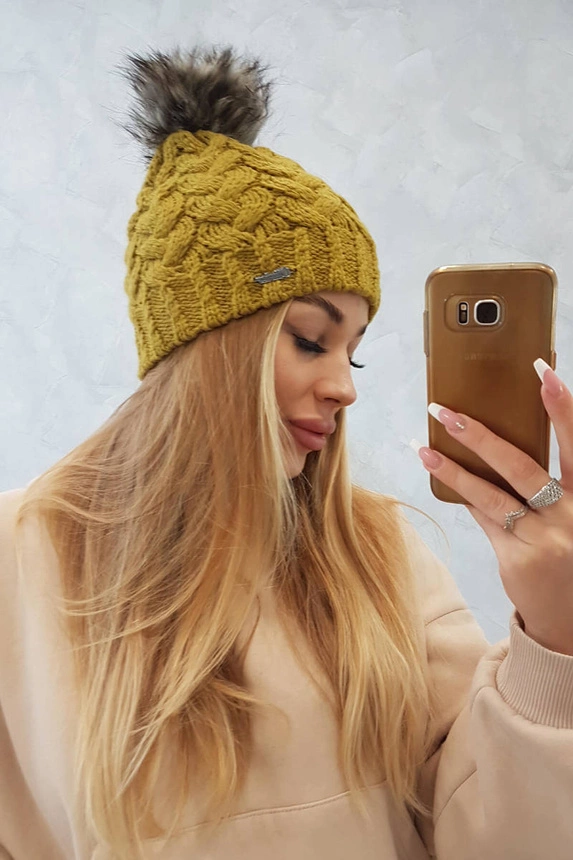 Daria K217 kiwi fleece mütze