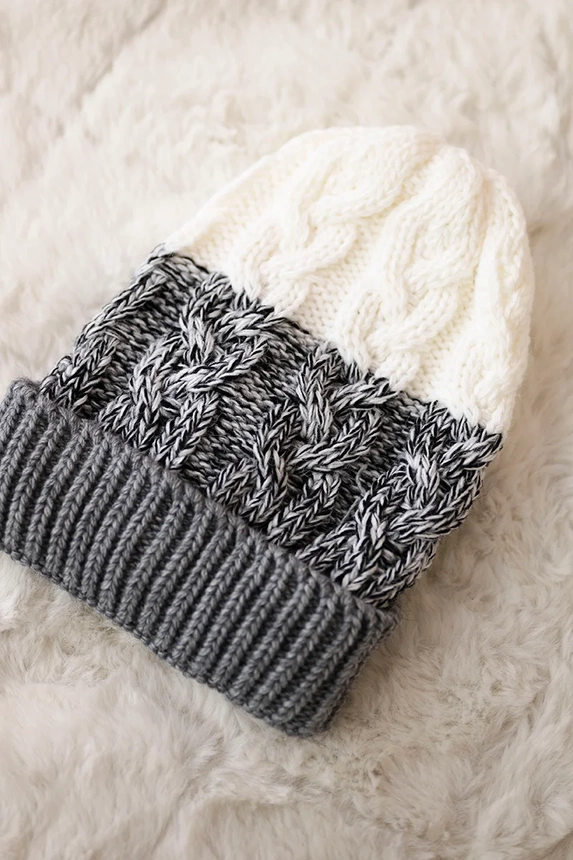 Dámska čiapka Samara K346 šedá+čierna