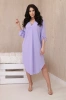 V-neck dress light purple