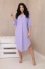 Платье с V-образным вырезом светло-фиолетовый