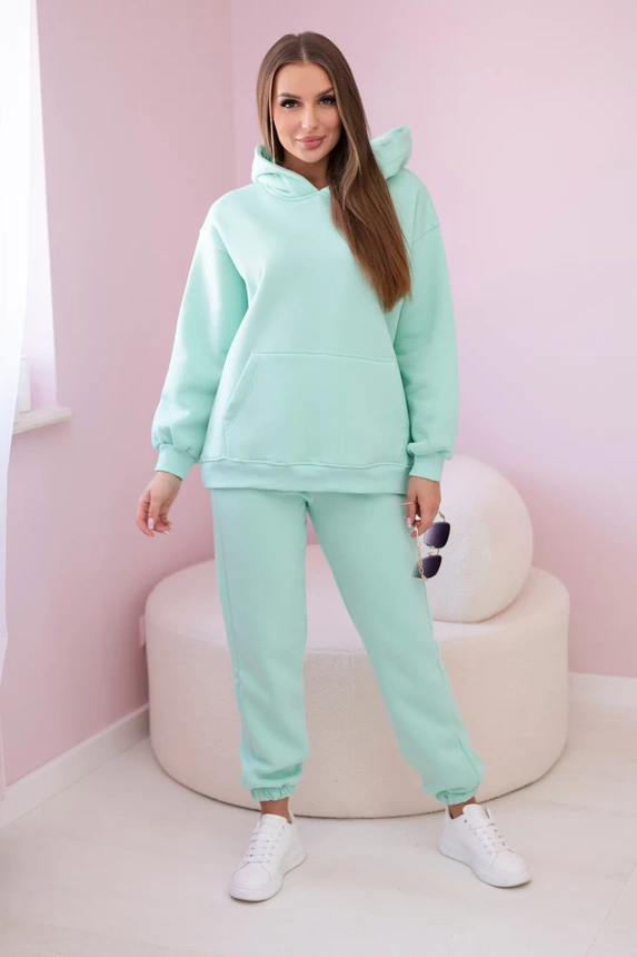 Printed cotton set mint