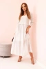 Long strap dress plum