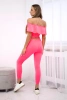 Set with a frill pink neon