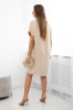 Dress with pockets beige