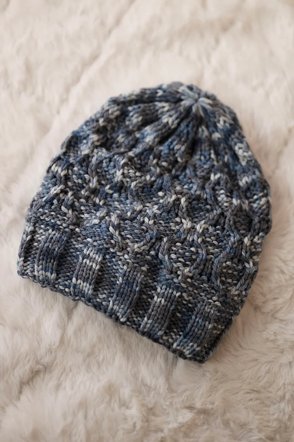 Melisa Fleecemütze K241 navy blau+blau