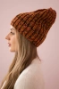 Cap with fleece Merry K225 brown