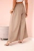 Spodnie z paskiem i szeroką nogawką fango