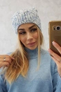 Adela vilnonė kepurė K282 mėlyna