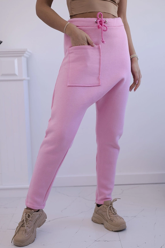 Súprava s nohavičkami Baggy svetlo ružová