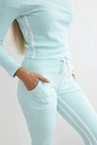 Set mit Doppelstreifen mint