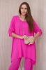 Set Bluse + Hose mit Anhänger Fuchsia