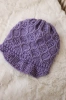 Cap with fleece Roma Bis K235 purple