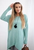 Sweater with necklace mint