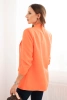Damenjacke ohne Verschluss mit Futter S/M orange