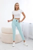 Ribbed leggings mint