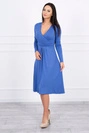 Kleid mit Unterbrustausschnitt Denim
