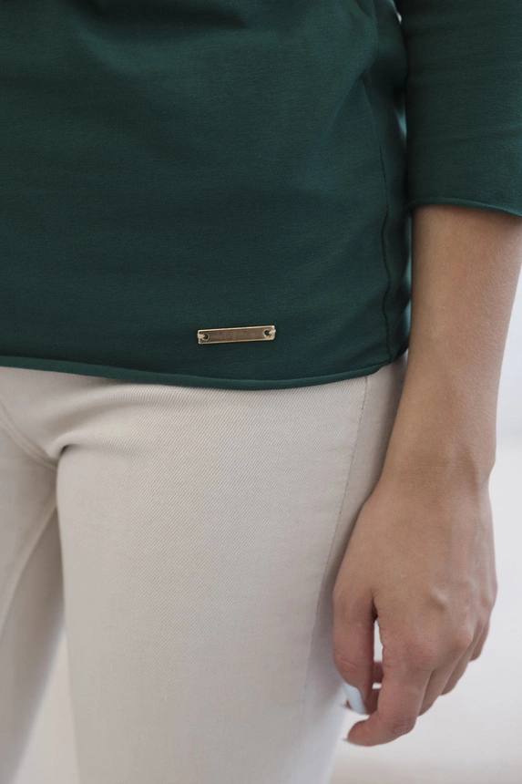 Blouse Casual dark green