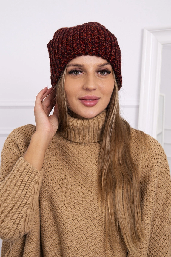 Dámská čepice Delia K260 bordó
