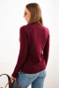 Damenpullover Alpaka mit Rundhalsausschnitt braun