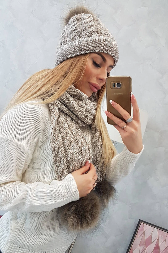 Dámská souprava K122 light beige melange