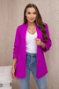 Flap Jacke elegant dunkel violett