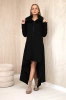 Insulated dress with longer sides black