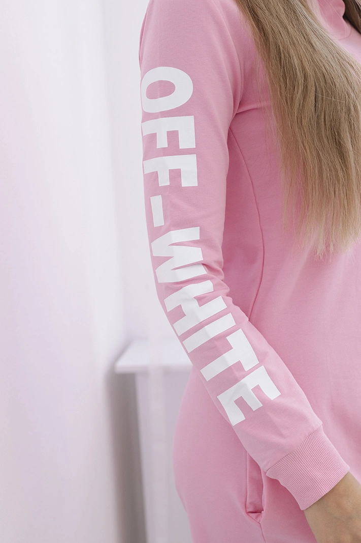 Off White hellrosa Kleid
