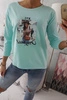 Bedruckte Bluse Original mint