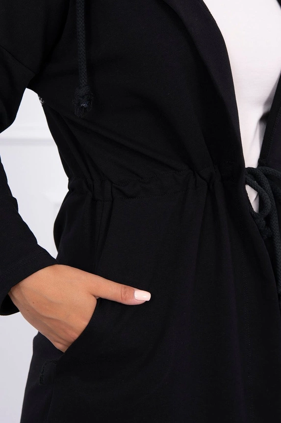 Coatee with longer back black