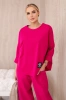 Set der neuen Punto Sweatshirt-Hose Fuchsia