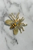 Brooch Bee A-2-21-9 black