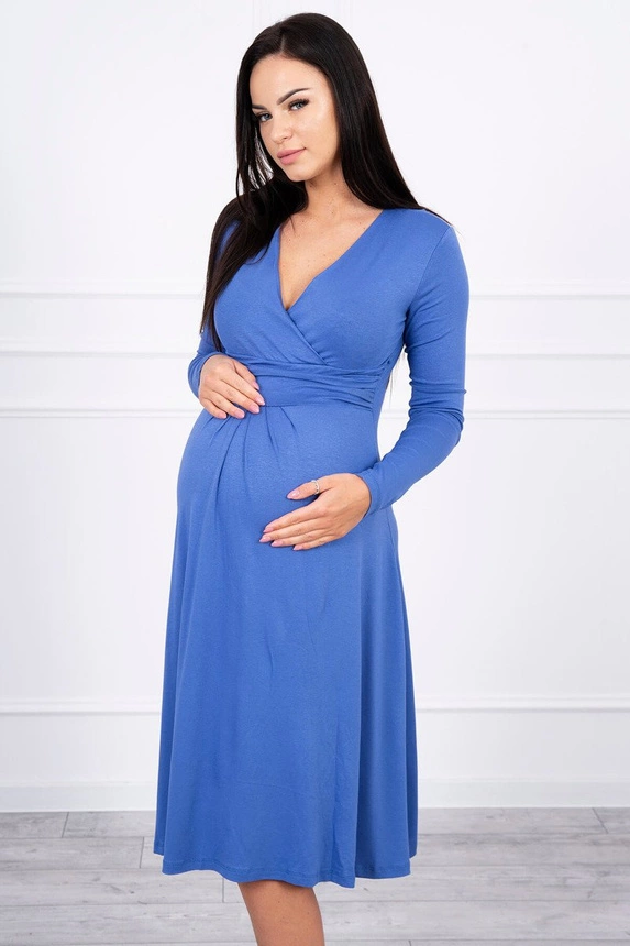 Kleid mit Unterbrustausschnitt Denim