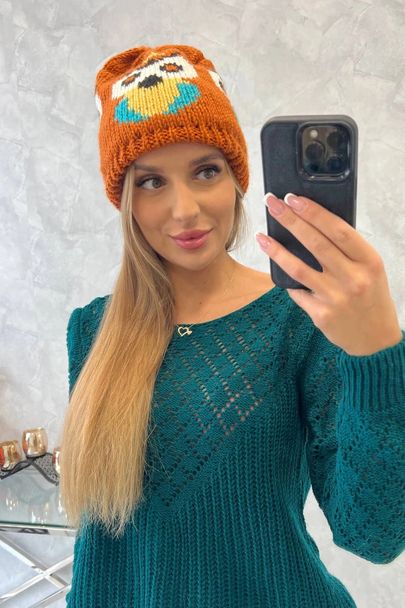 Women's cap Ofelia K349 foxy