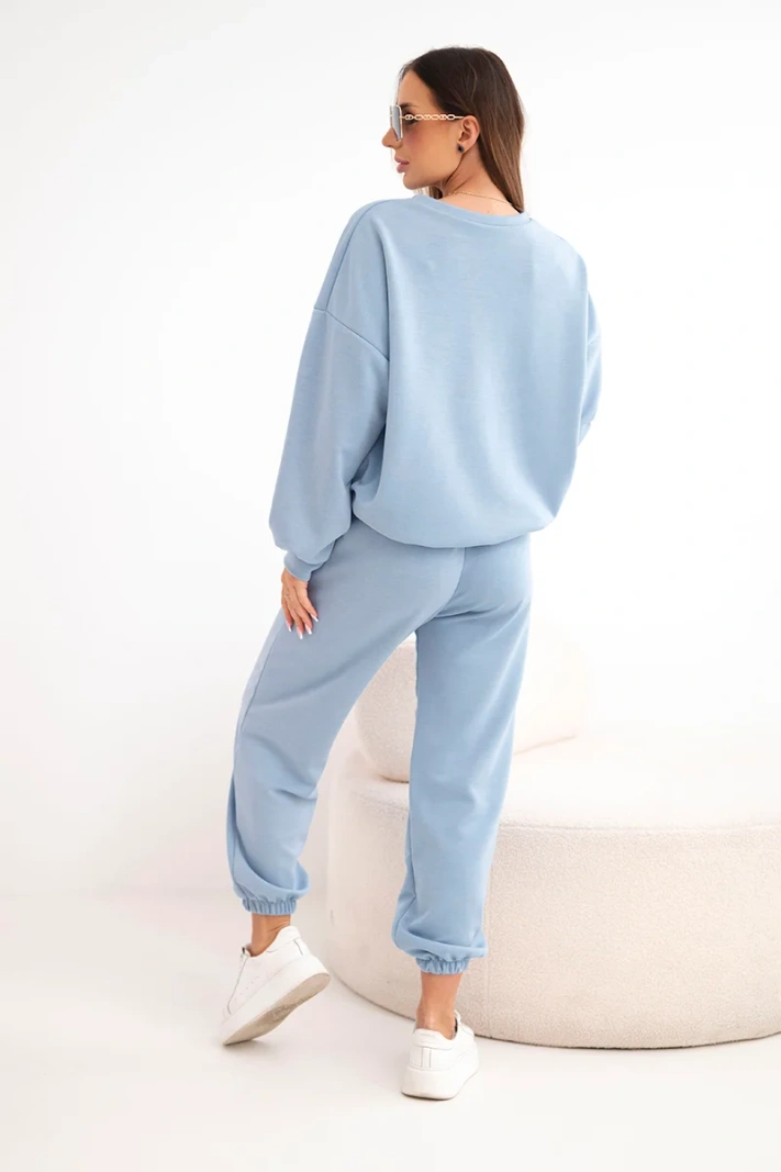 Women's set butter with a heart-shaped cutout denim