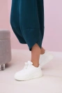 Bavlněná mikina kalhoty set námořní