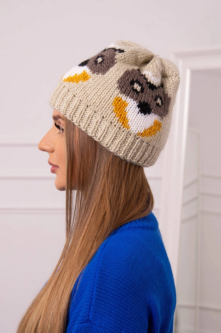 Moteriška kepurė Ofelia K349 beige