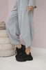 Cotton sweatshirt pants set grey