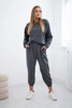 Viskose-Set Amour Sweatshirt + Hose Graphit