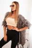 Women's cardigan with fringes and a loose fit fango