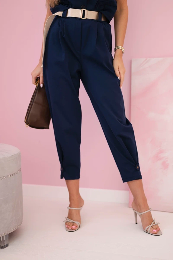 Set Weste + Hose marineblau