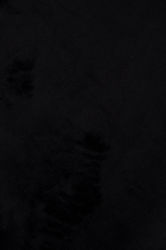 Rock mit dekorativen Schiebern schwarz