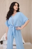 Bluse und Hosen-Set blau